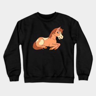 Foal Horse for Kids Crewneck Sweatshirt